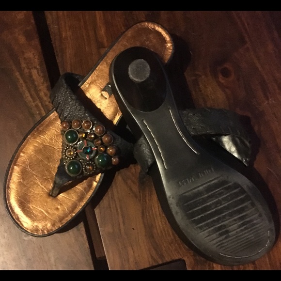 Nine West Crystal Embellished Sandals - Picture 2 of 2