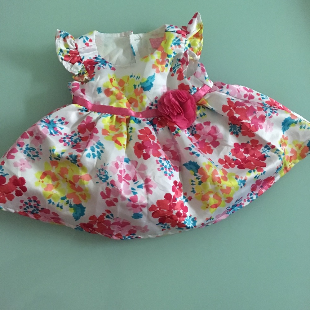 Beautiful floral dress for baby