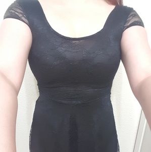 Divided by H&M short sleeve black lace dress sz 4 Divided by H&M short sleeve black lace dress sz 4