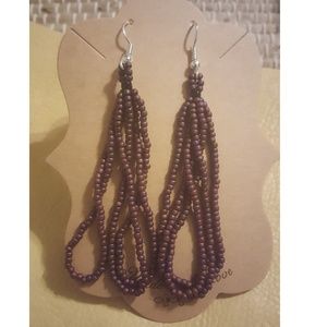 Loop Beaded Earrings Loop Beaded Earrings