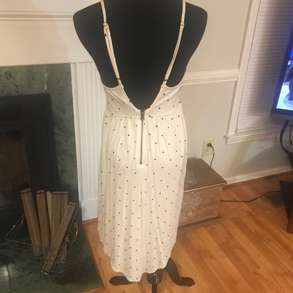 Off white polka dot dress- Volcom-small - Picture 3 of 5