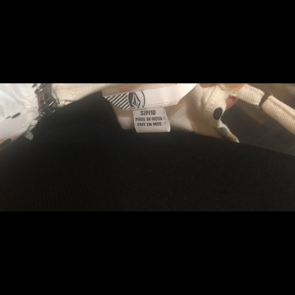 Off white polka dot dress- Volcom-small - Picture 4 of 5
