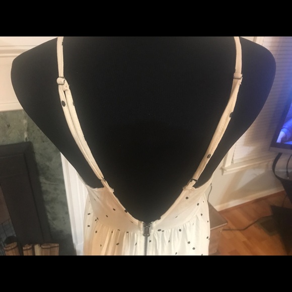Off white polka dot dress- Volcom-small - Picture 5 of 5