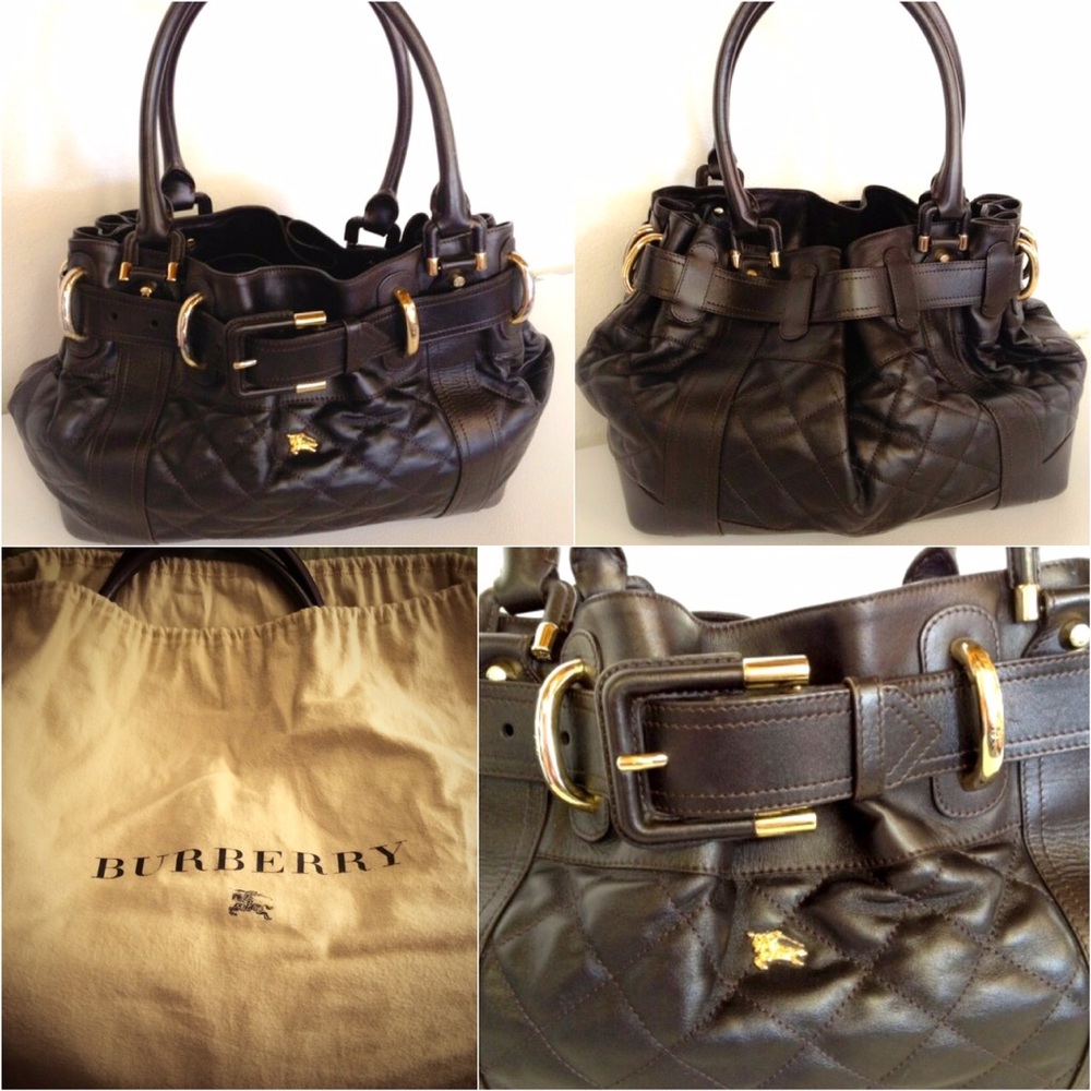 BURBERRY Prorsum "Beaton" LeatherBag*REDUCED PRICE