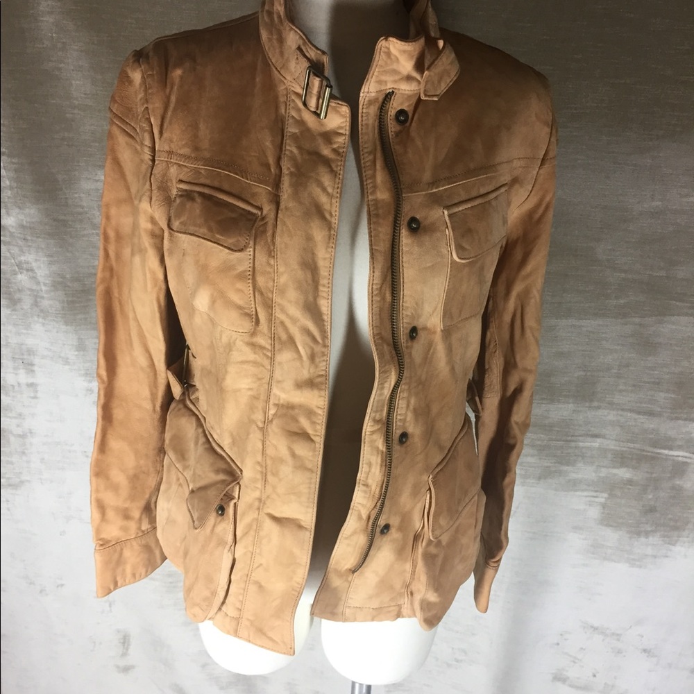 Banana Republic butter soft leather jacket