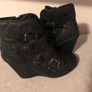 Black also booties Black also booties