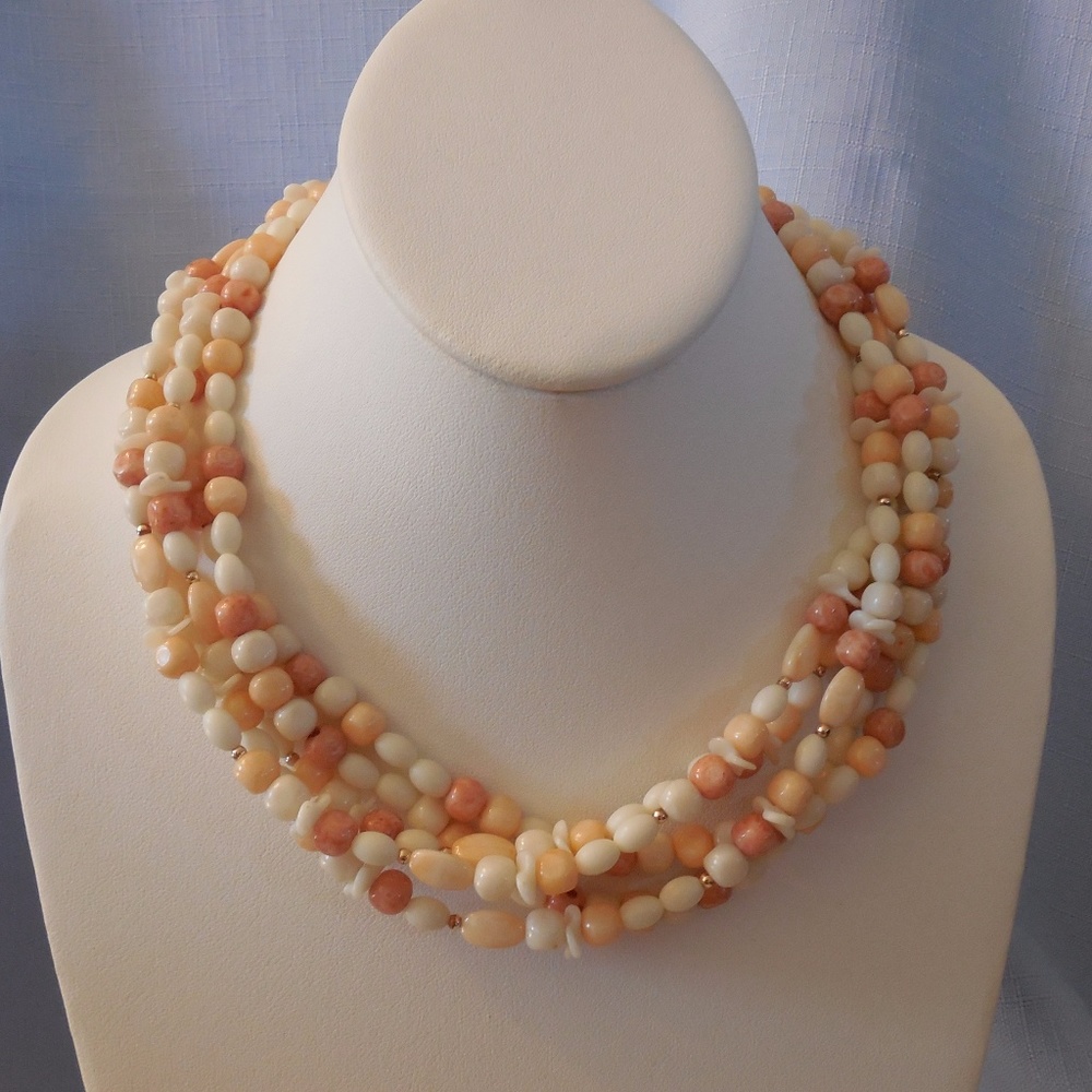 Multi Strand Beaded Necklace