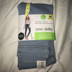 June & Daisy denim leggings