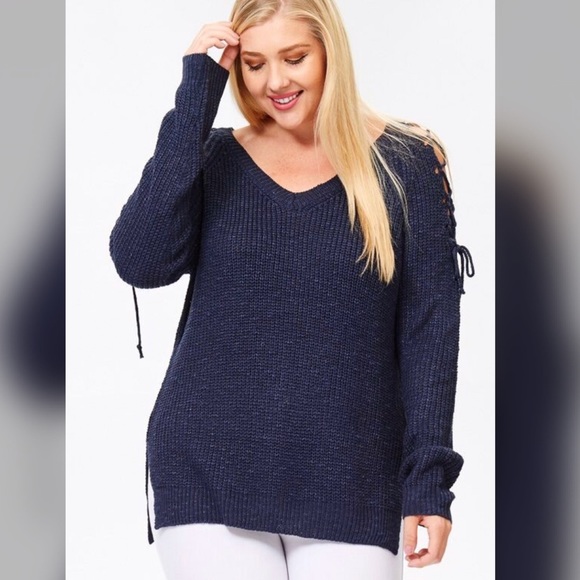 ✅PLUS✅Grace Renee Knit Sweater✅ - Picture 3 of 5