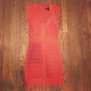 French Connection Tangerine Bandage Dress French Connection Tangerine Bandage Dress