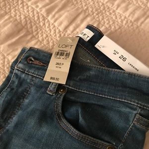Loft Jean Legging Size 26 Petite, New with Tags!