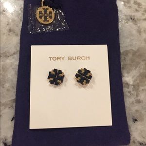 Tory Burch Large T Logo Stud Tory Burch Large T Logo Stud