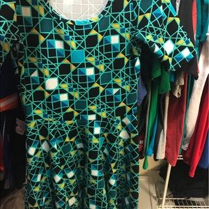 Lularoe nicole teal limited edition