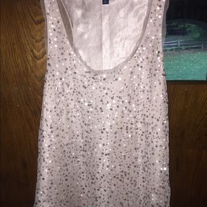 Sequined dress shirt
