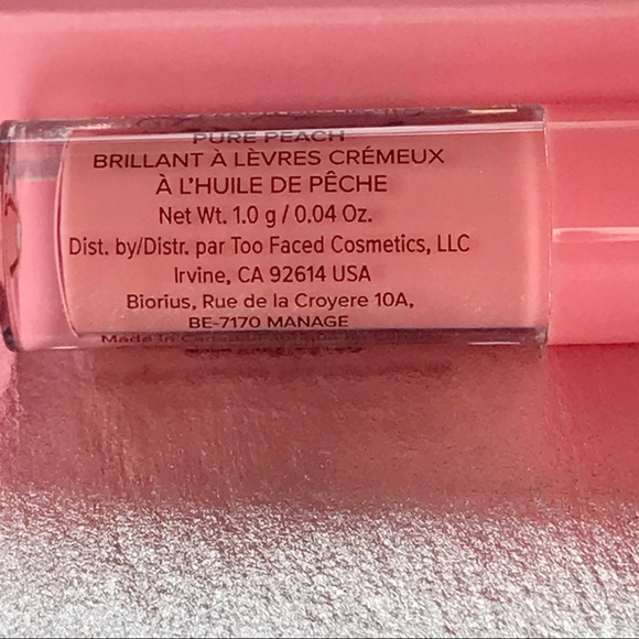 🎉HP🎉🆕Too Faced Sweet Peach Lipgloss🆕 - Picture 3 of 5