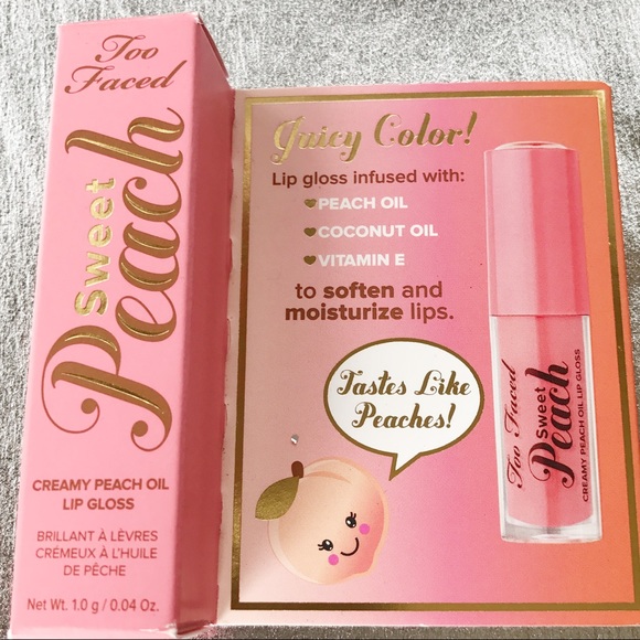 🎉HP🎉🆕Too Faced Sweet Peach Lipgloss🆕 - Picture 4 of 5