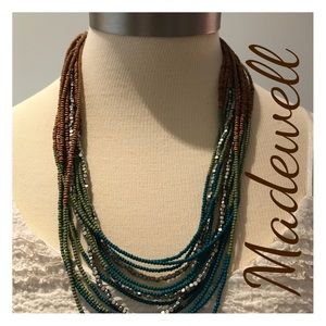 MADEWELL Boho Bead Necklace