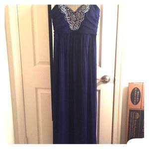 blue prom dress size 13 but fits like an 11
