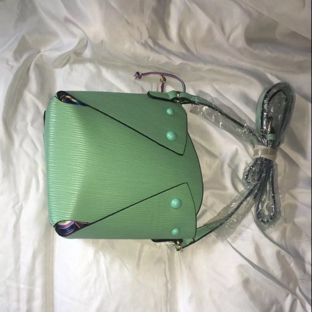 Green Crossbody Tote
