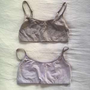 Gap bralette in blue and grey