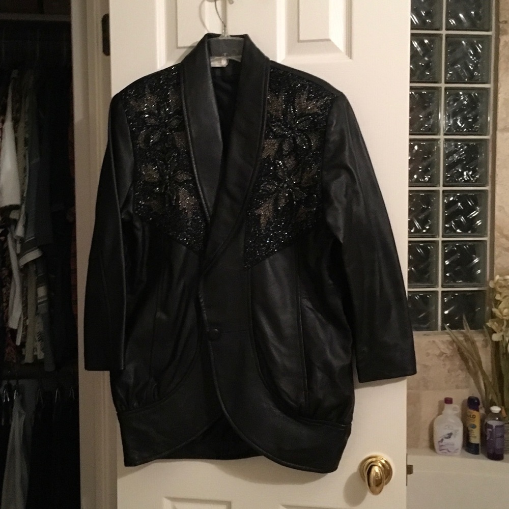 Leather jacket