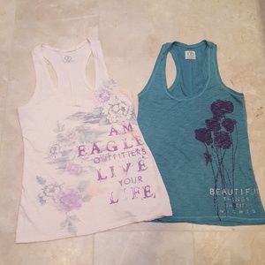American Eagle Racerback Tank Tops