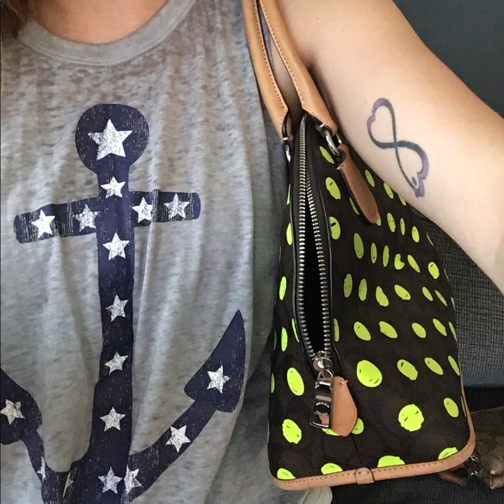 Black coach bag
