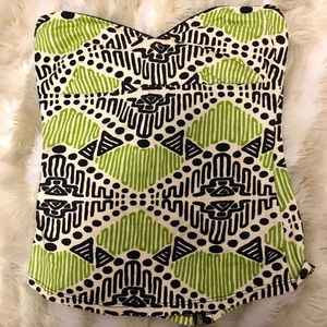 Tribal print tube top Tribal print tube top