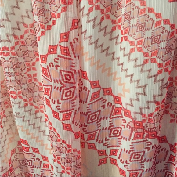 Express Tapestry Button Down high low Maxi - Picture 3 of 8