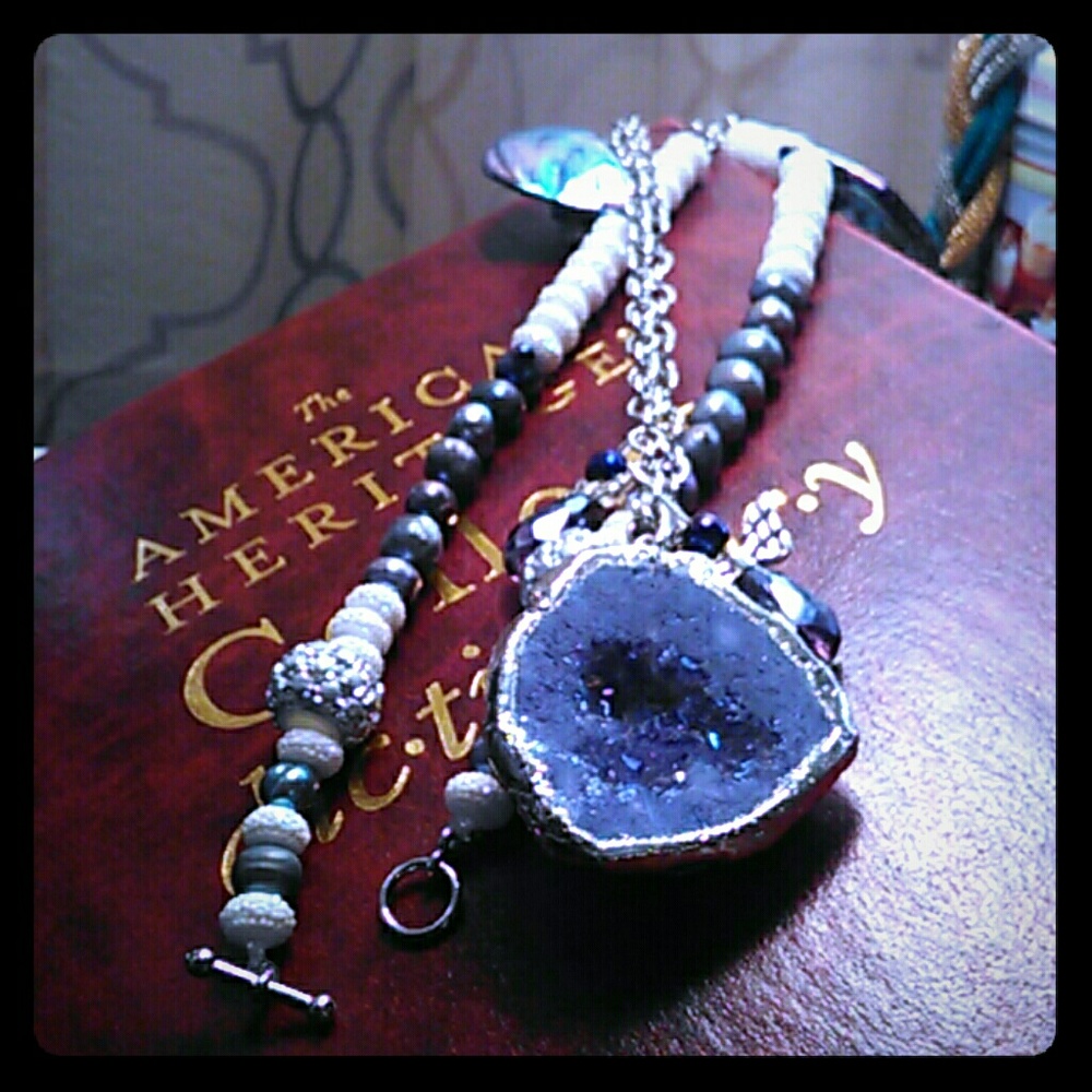 Crystal Mineral Necklace