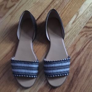 J Crew Morgan peep toe flats J Crew Morgan peep toe flats