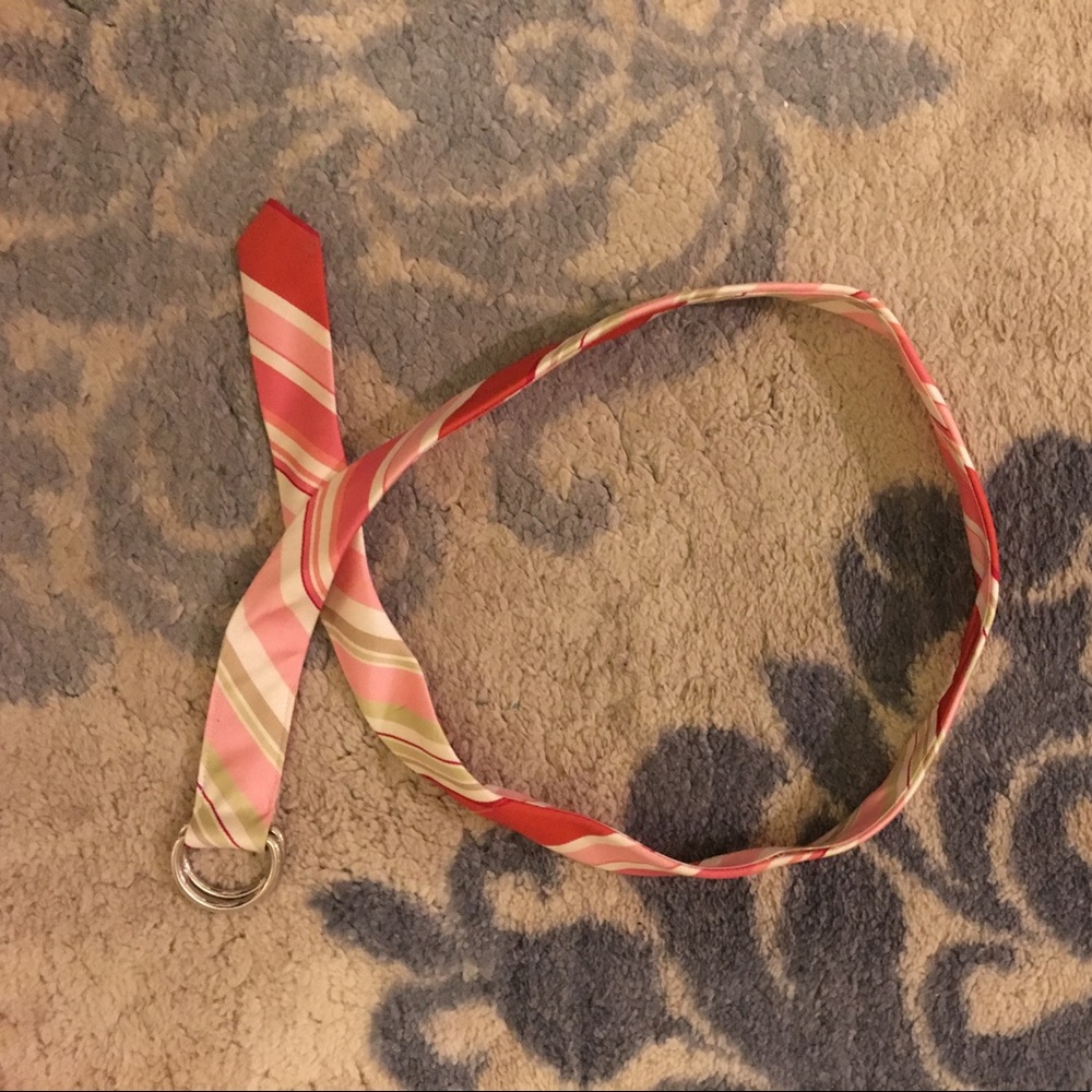 100% silk J Crew belt