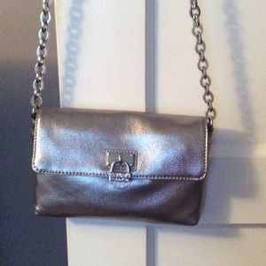 Silver Cross Body Bag