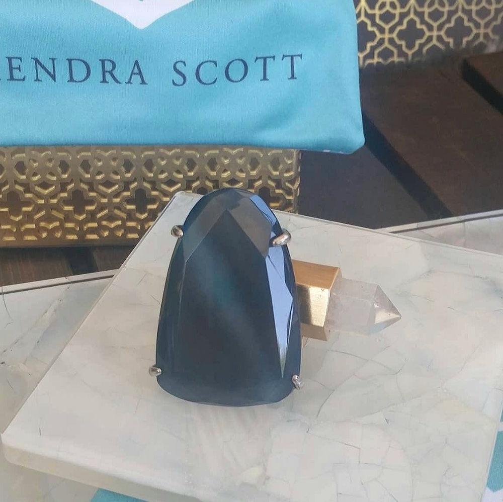 Kendra Scott Blue Agate Tela Ring~Sandra stone