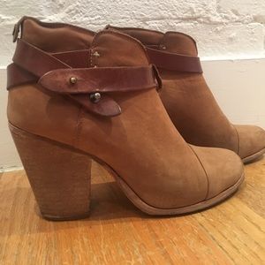 Rag n Bone Brown Suede Harrow Booties Rag n Bone Brown Suede Harrow Booties