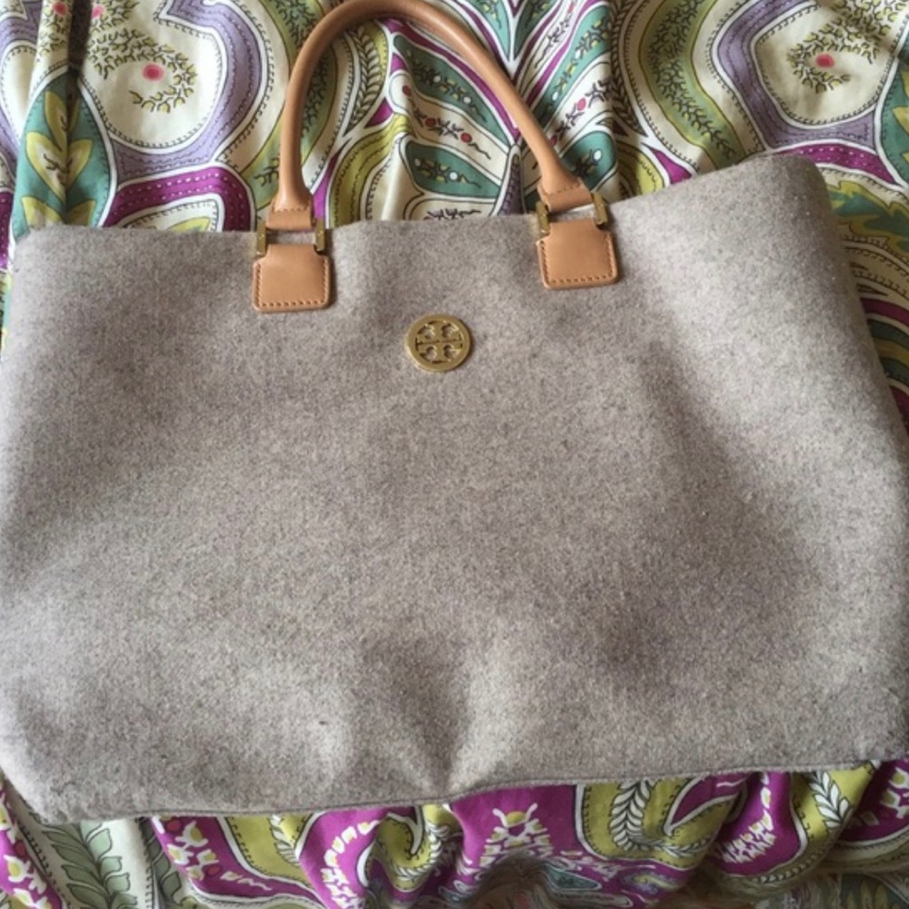 Tory Burch wool Dana tote