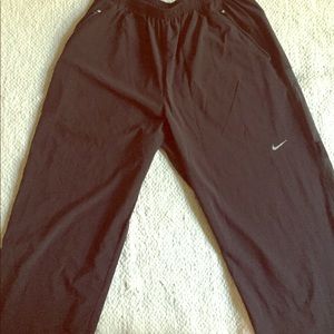 Ideal Nike Dry-Fit Workout Pants w zippers @ hem