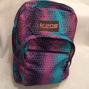 JANSPORT SUPERMAX TRANS turtle print backpack JANSPORT SUPERMAX TRANS turtle print backpack
