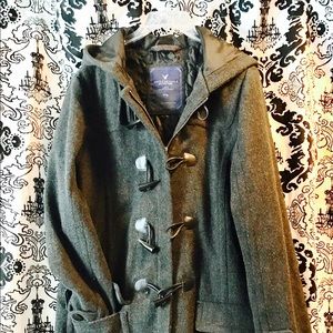 American Eagle Hooded Wool Winter Jacket