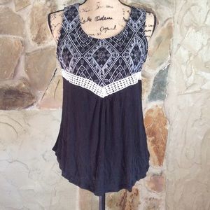 Embroidered peasant top Embroidered peasant top