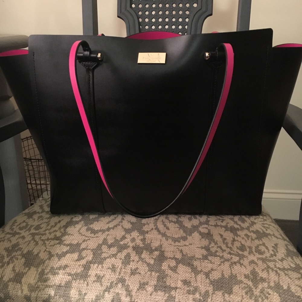 Kate Spade Large Anelle Black Tote Bag