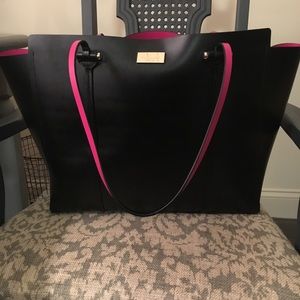 Kate Spade Large Anelle Black Tote Bag