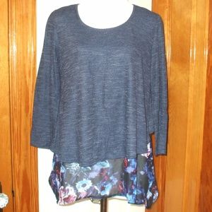 High-Low Two Toned Tunic High-Low Two Toned Tunic