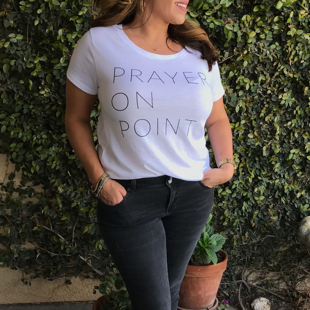 Prayer on Point Tee - Picture 3 of 6