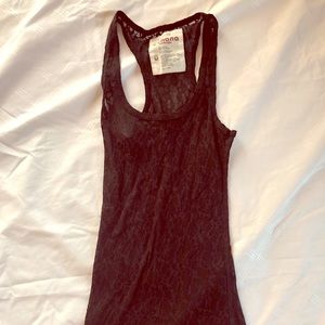 Black Shear Leopard Tank Top