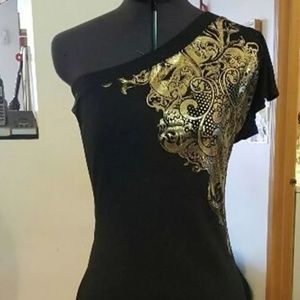 Dereon one shoulder dress