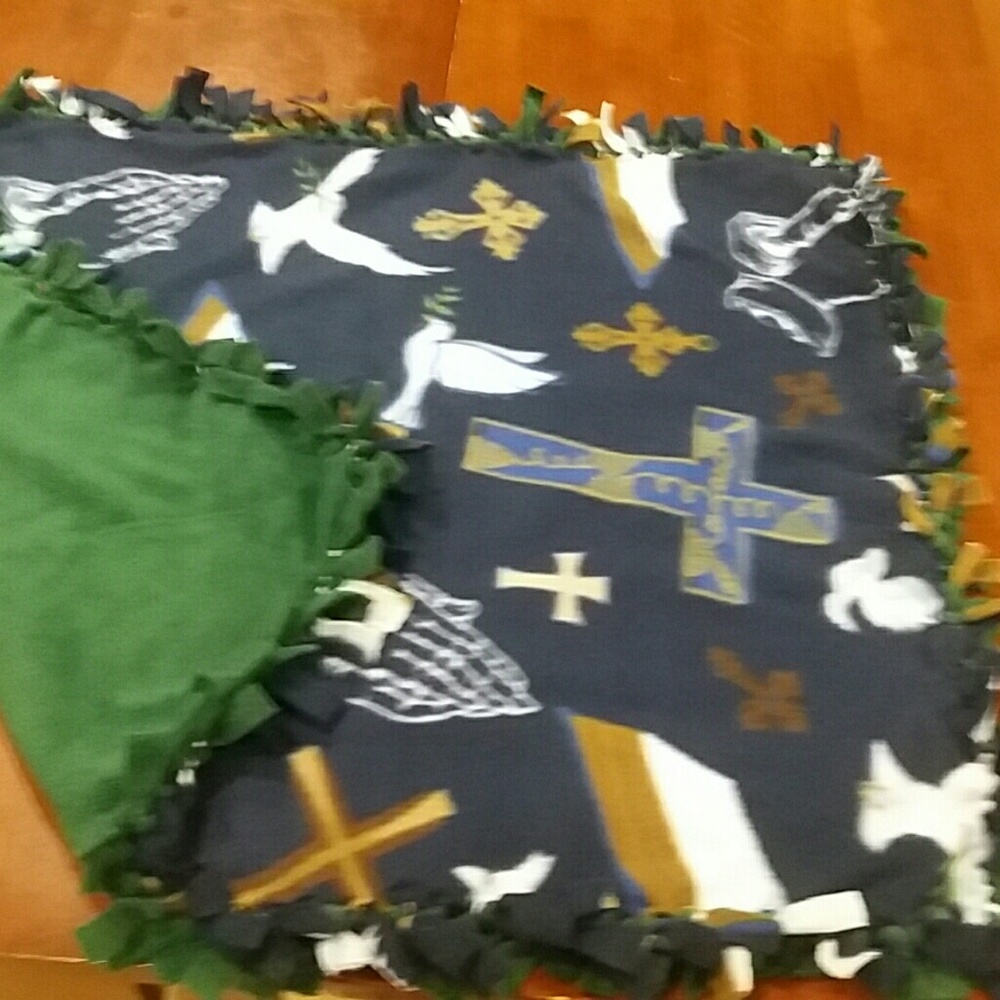 Fleece baby blanket