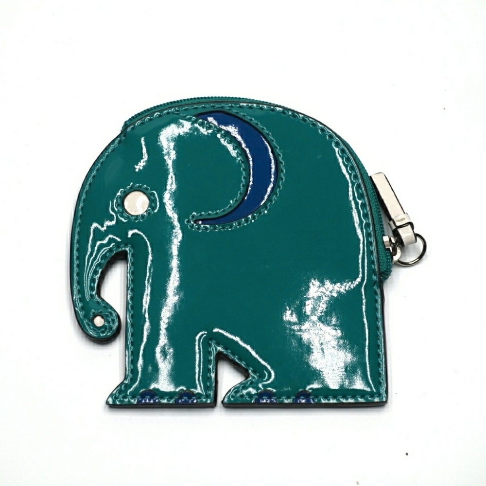 Coach elephant coin/card wallet