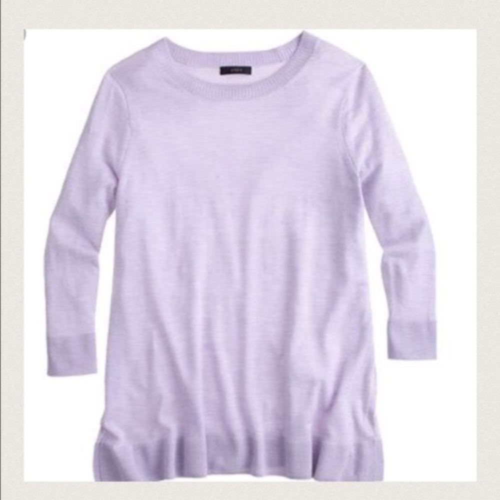 J. Crew merino wool tunic sweater