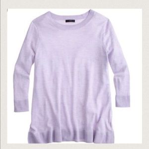 J. Crew merino wool tunic sweater